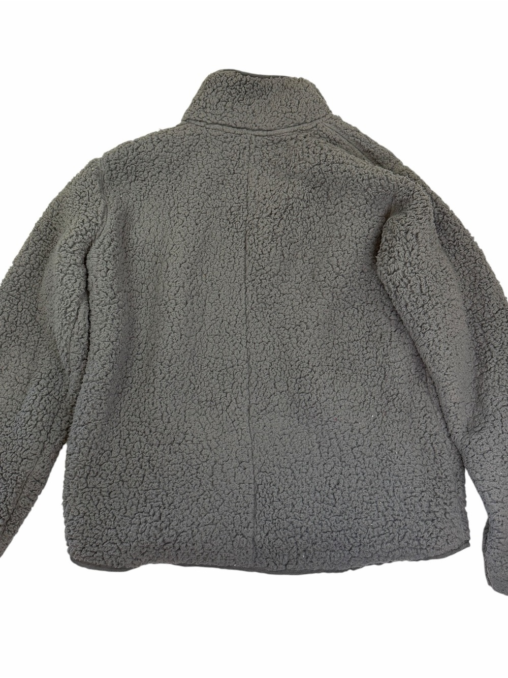 Fanatics University of Oklahoma OU Gray Sherpa Fleece Jacket - Picture 4 of 4